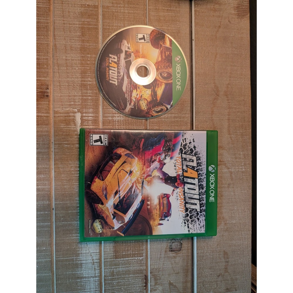 FlatOut Total Insanity Xbox One Video Game Physical Disc with Case Racing